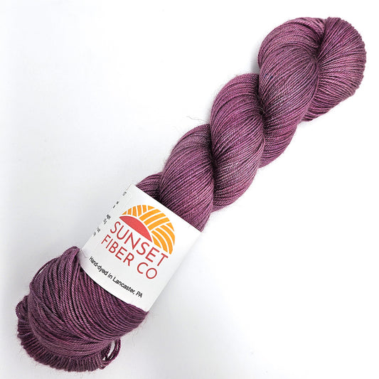 Amethyst - Camel Silk Sock