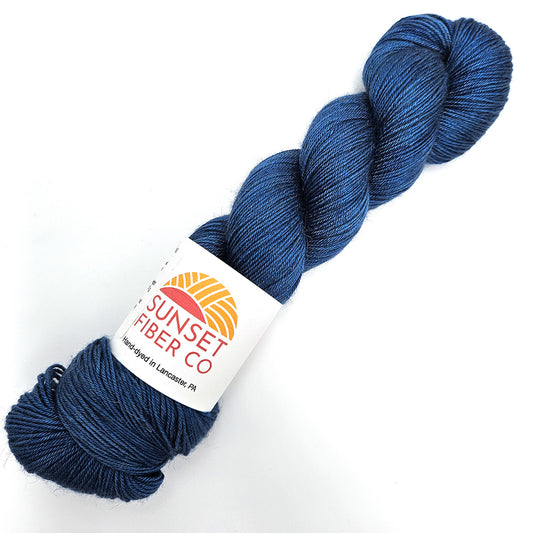 Indigo Ink - Camel Silk Sock