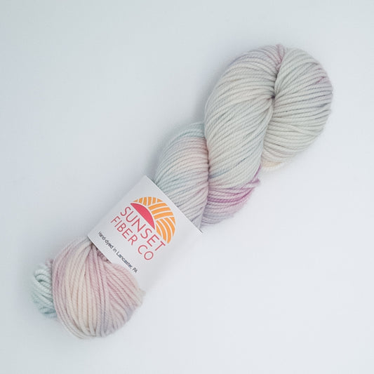 Cotton Candy Clouds - High Twist Worsted